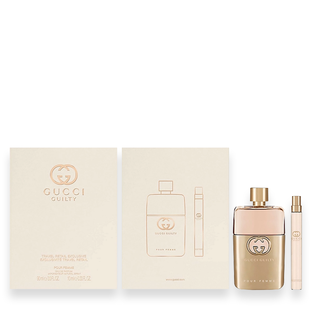 Gucci Guilty Pour Femme 3 oz. 2pc Travel Set