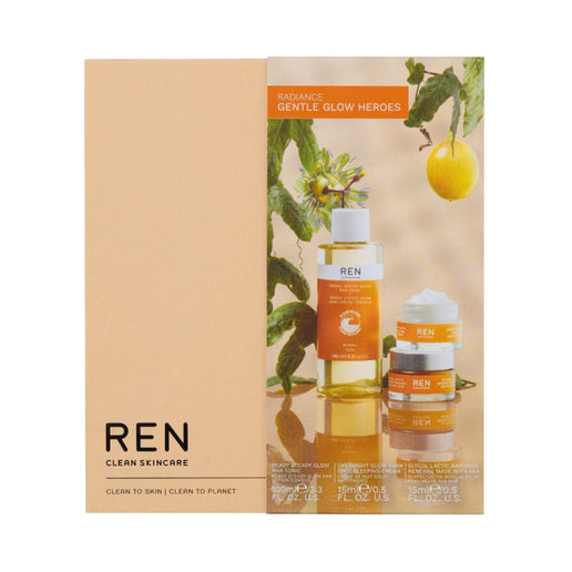 Ren Radiance Gentle Glow Heroes Gift Set Trio