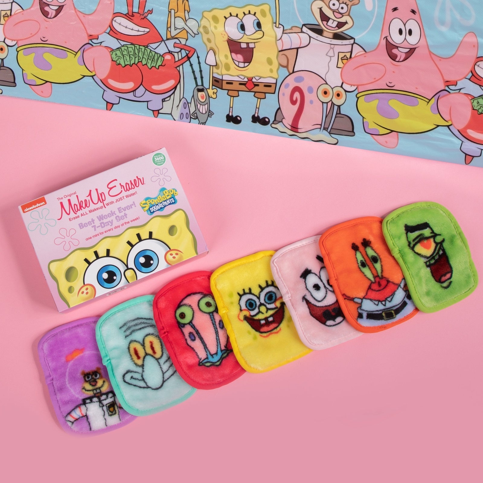 The Original Makeup Eraser SpongeBob 7-Day Set