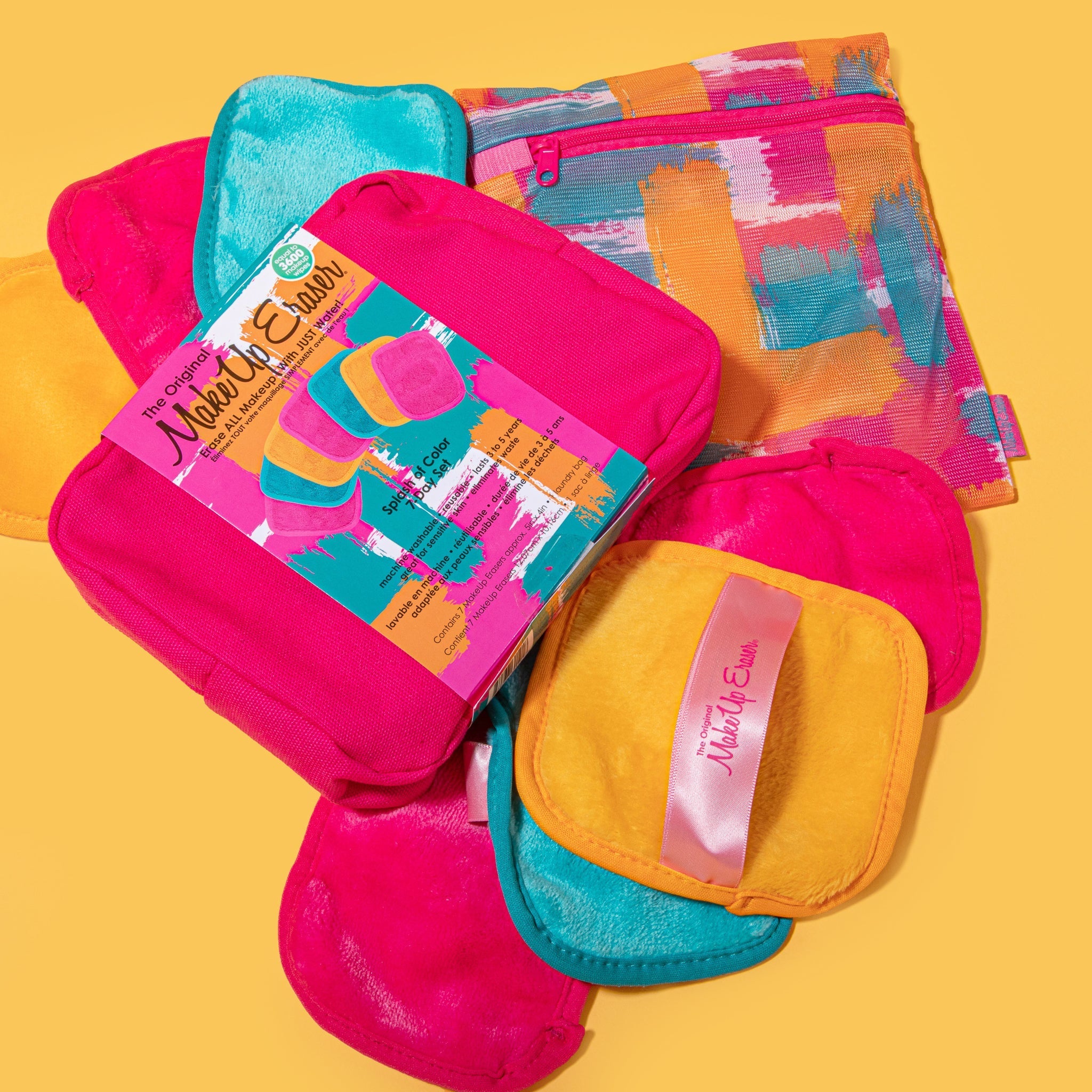 The Original Makeup Eraser Splash of Color 7-Day Set