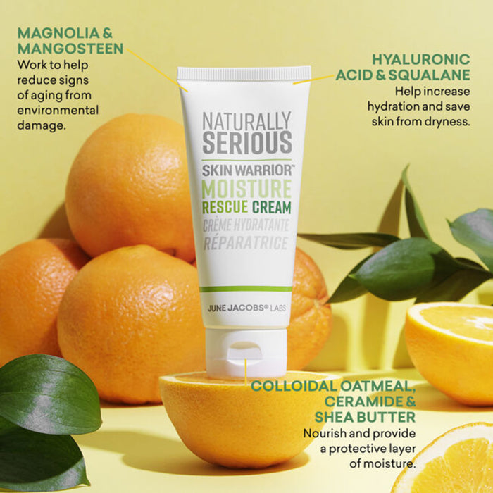 Naturally Serious Skin Warrior Moisture Rescue Cream 1.7oz