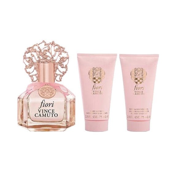 Vince Camuto Fiori 3.4 oz. Fragrance Gift Set – Face and Body Shoppe