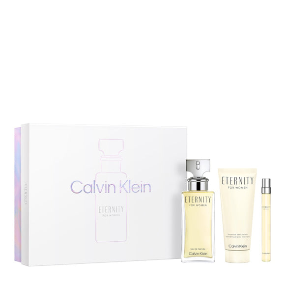 Calvin Klein Eternity For Women EDP Gift Set Trio
