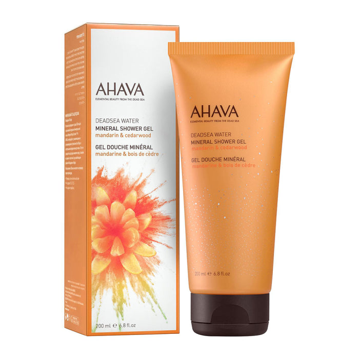 Ahava Mineral Shower Gel - Mandarin & Cedarwood 6.8oz