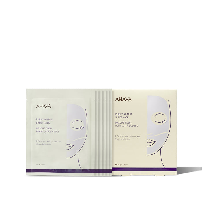 Ahava Purifying Mud Sheet Mask (6-Pack)