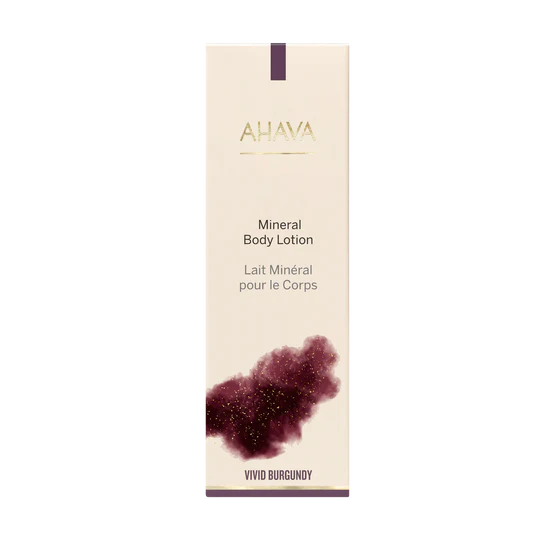 Ahava Mineral Body Lotion - Vivid Burgundy 8.5oz