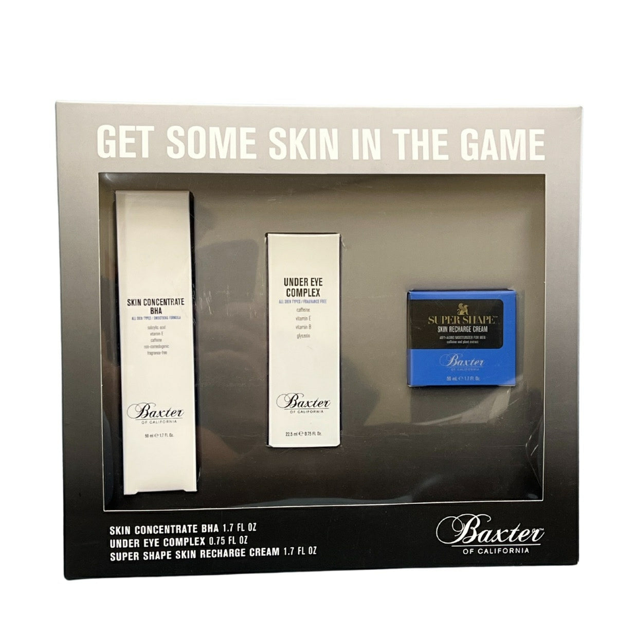 Baxter of California Get Some Skin In The Game Gift Set Trio