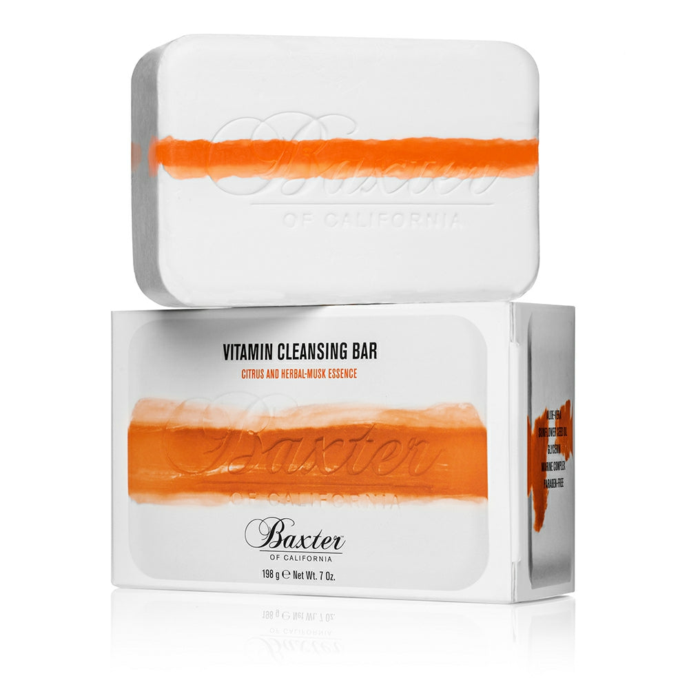 Baxter of California Vitamin Cleansing Bar - Citrus and Herbal Musk 7.0 oz.