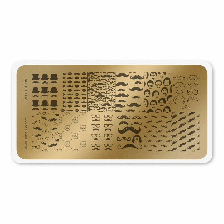 Color Club Nail Art Stamping Plate Metal Printing Stencil