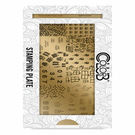 Color Club Nail Art Stamping Plate Metal Printing Stencil