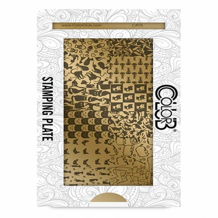 Color Club Nail Art Stamping Plate Metal Printing Stencil
