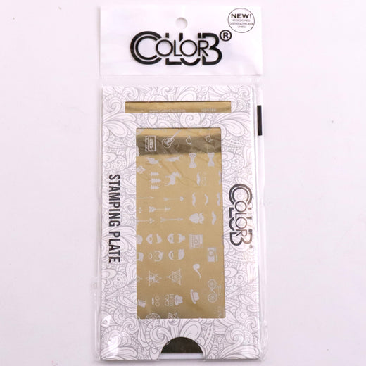 Color Club Nail Art Stamping Plate Metal Printing Stencil