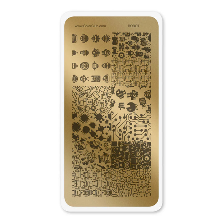 Color Club Nail Art Stamping Plate Metal Printing Stencil