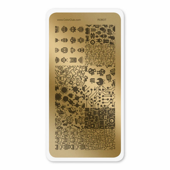Color Club Nail Art Stamping Plate Metal Printing Stencil