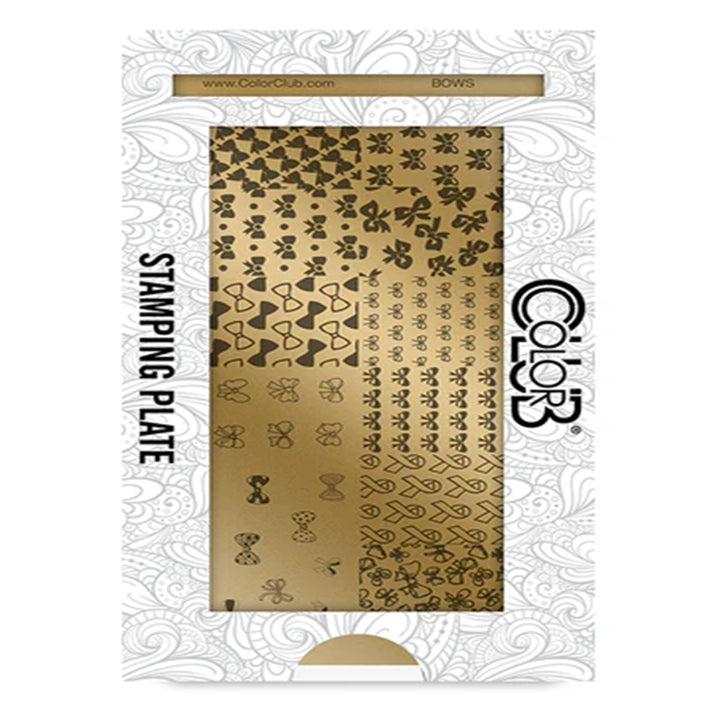 Color Club Nail Art Stamping Plate Metal Printing Stencil