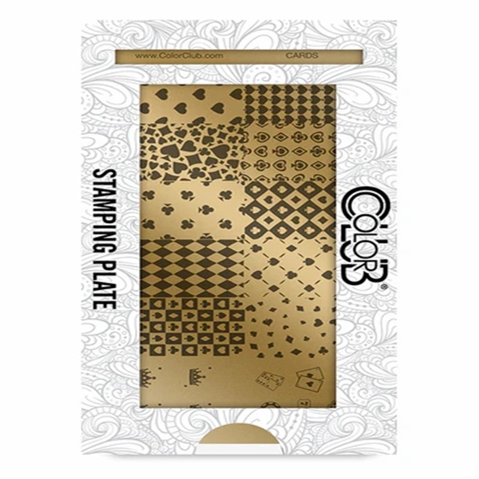 Color Club Nail Art Stamping Plate Metal Printing Stencil