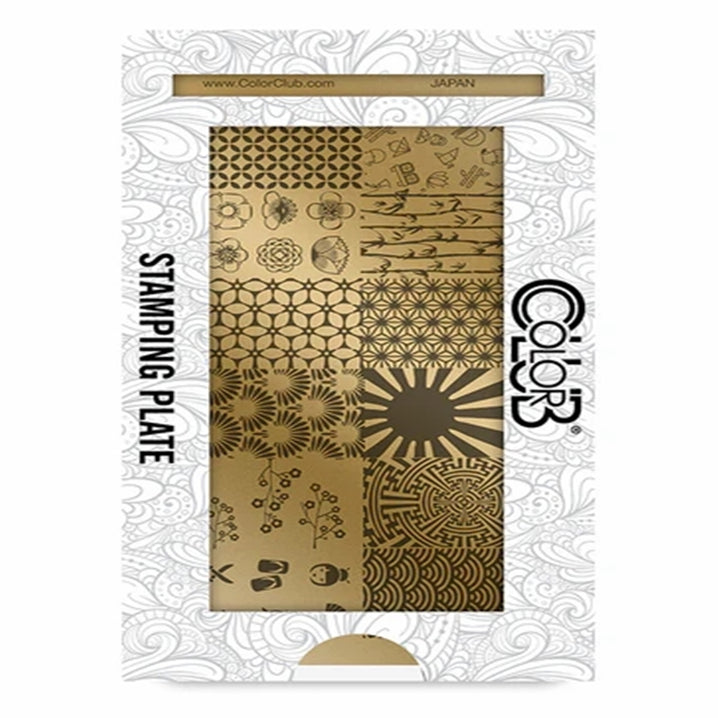 Color Club Nail Art Stamping Plate Metal Printing Stencil