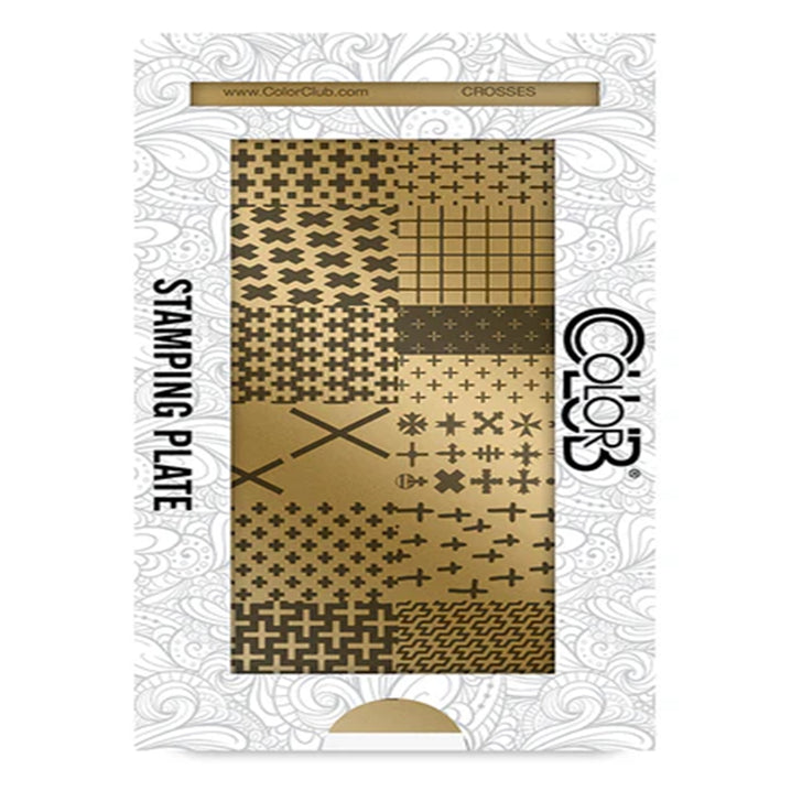 Color Club Nail Art Stamping Plate Metal Printing Stencil