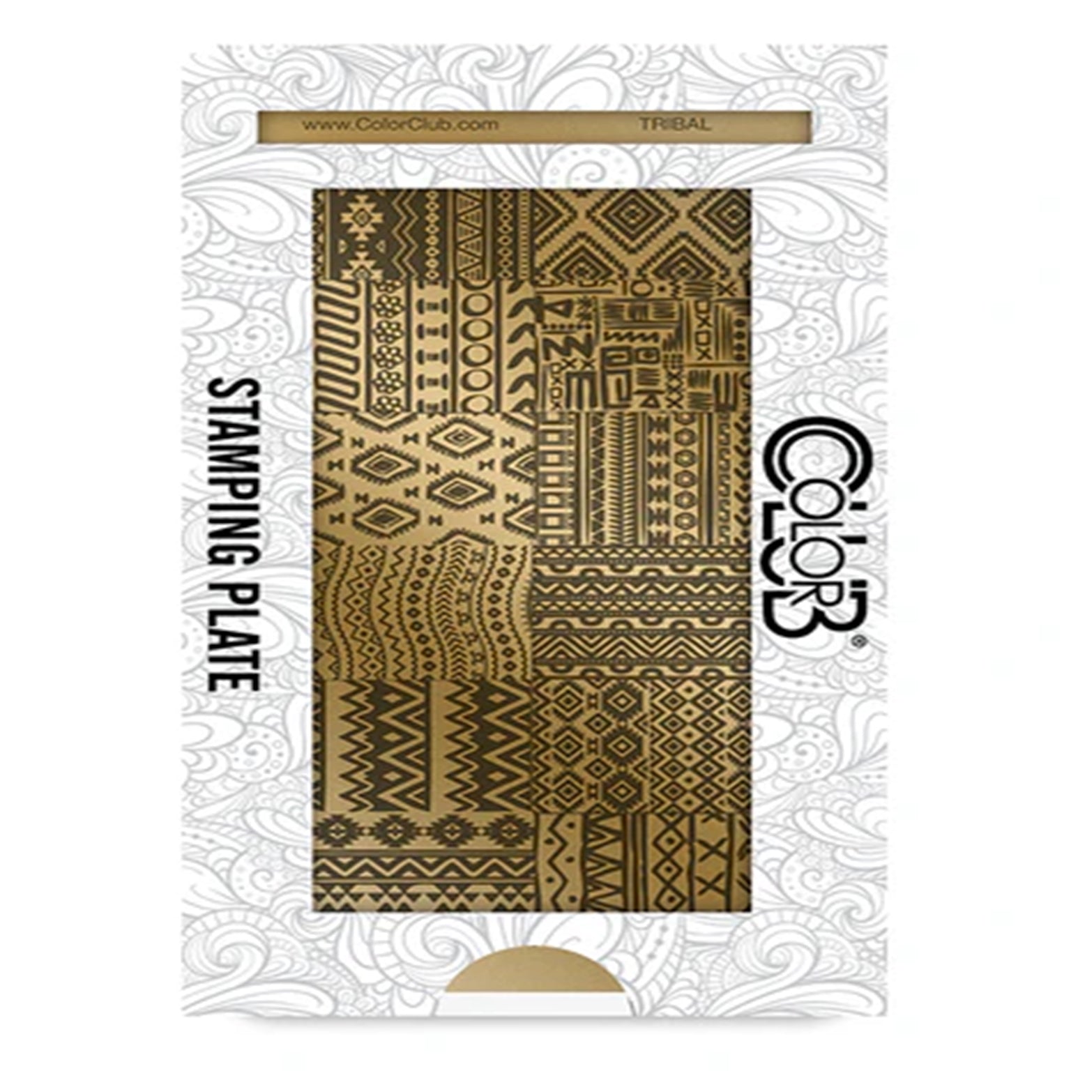 Color Club Nail Art Stamping Plate Metal Printing Stencil