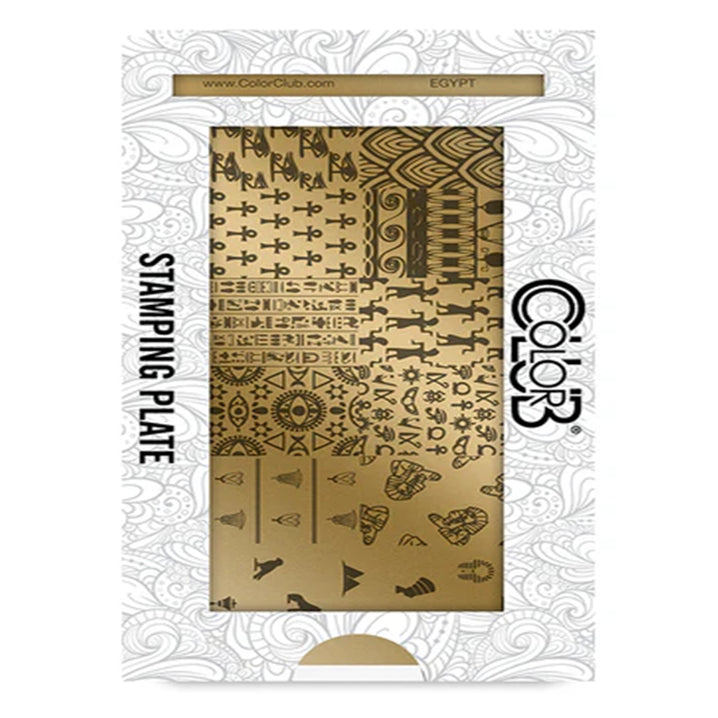 Color Club Nail Art Stamping Plate Metal Printing Stencil