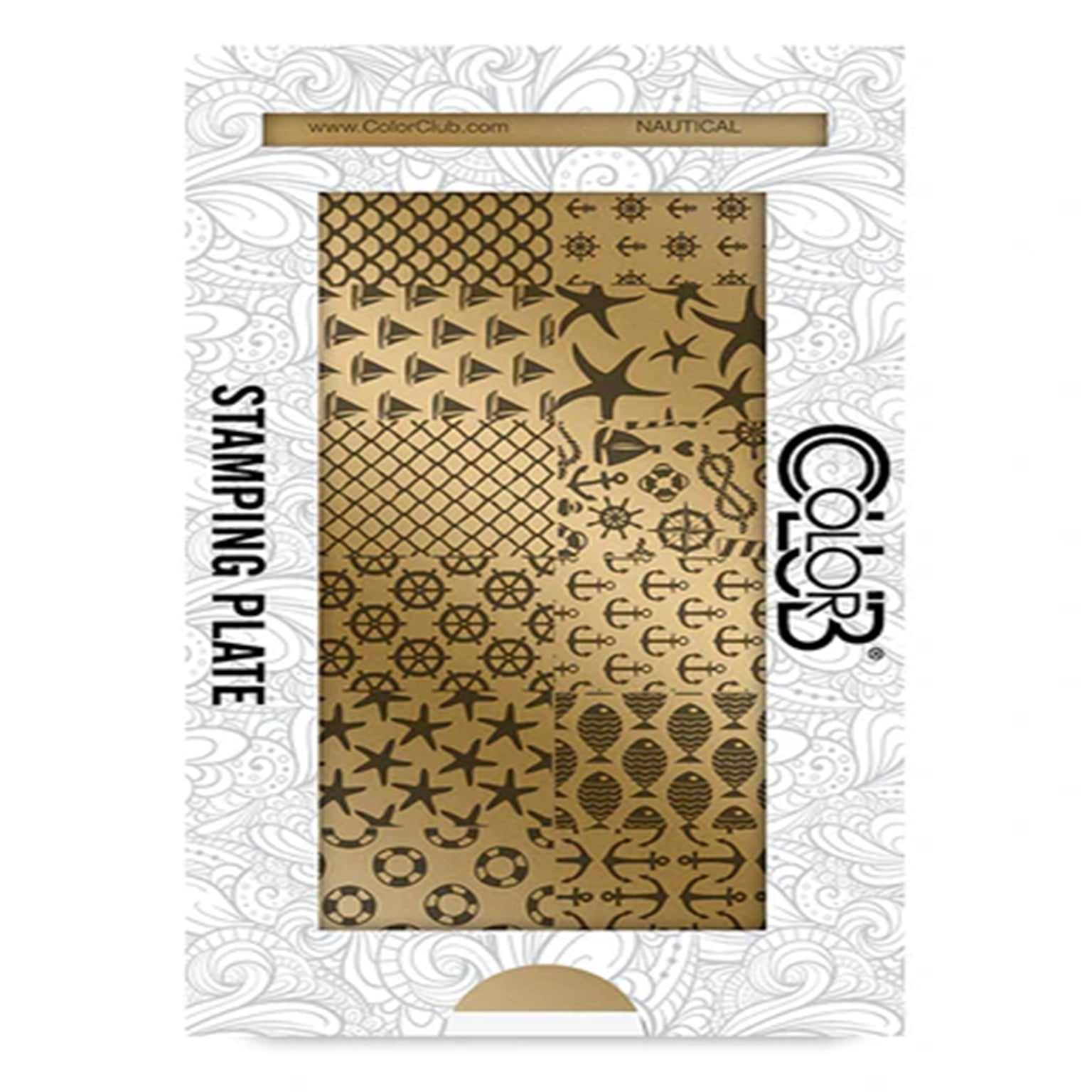 Color Club Nail Art Stamping Plate Metal Printing Stencil