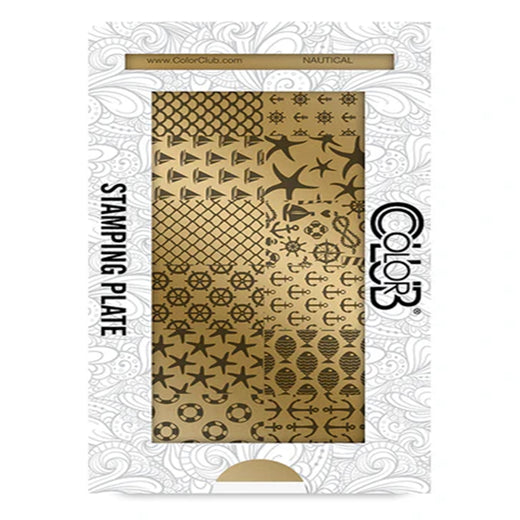 Color Club Nail Art Stamping Plate Metal Printing Stencil