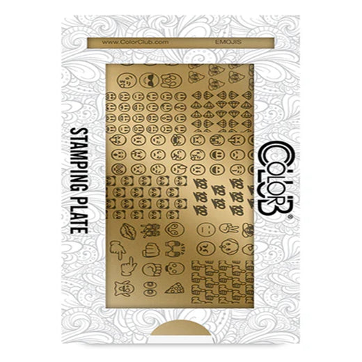 Color Club Nail Art Stamping Plate Metal Printing Stencil