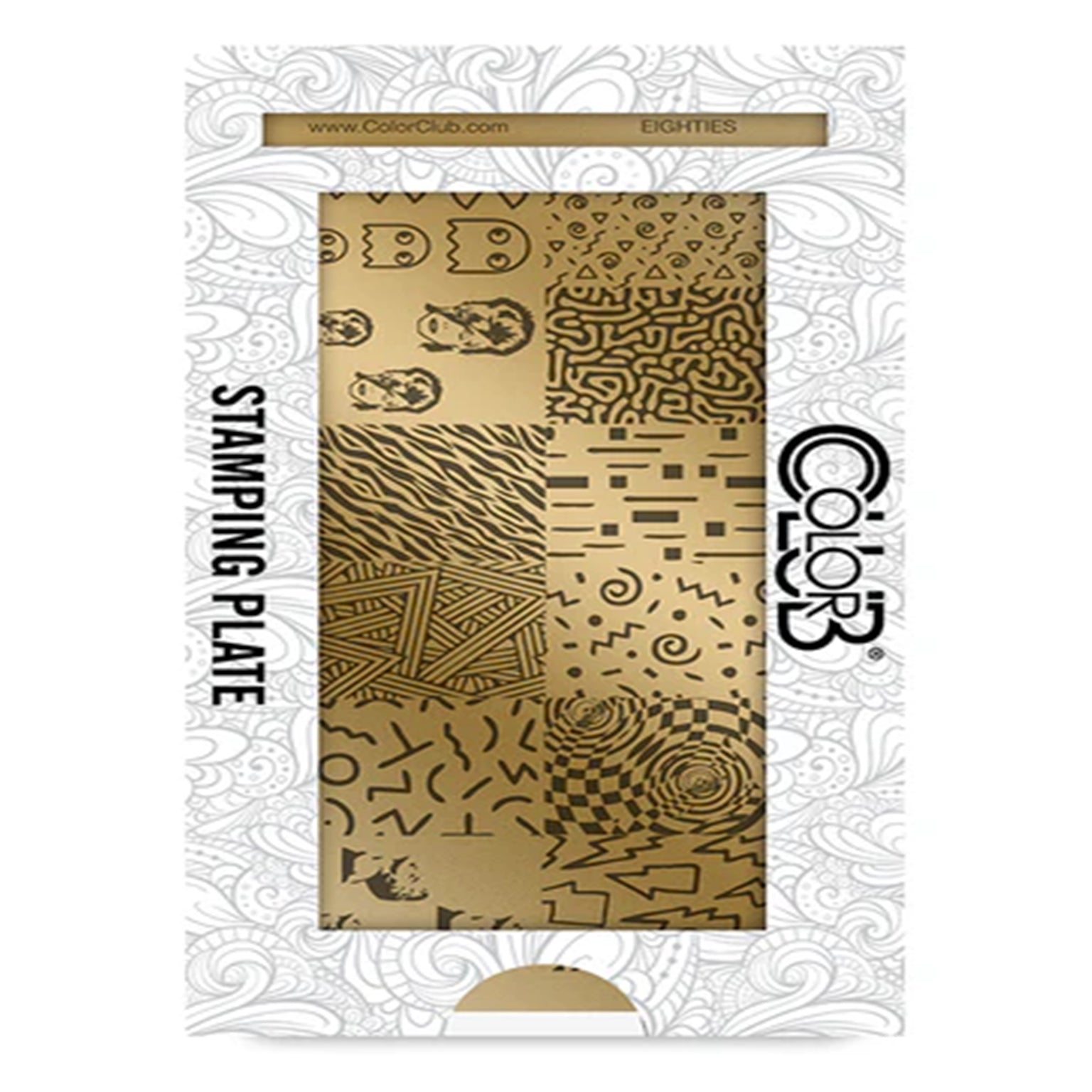 Color Club Nail Art Stamping Plate Metal Printing Stencil