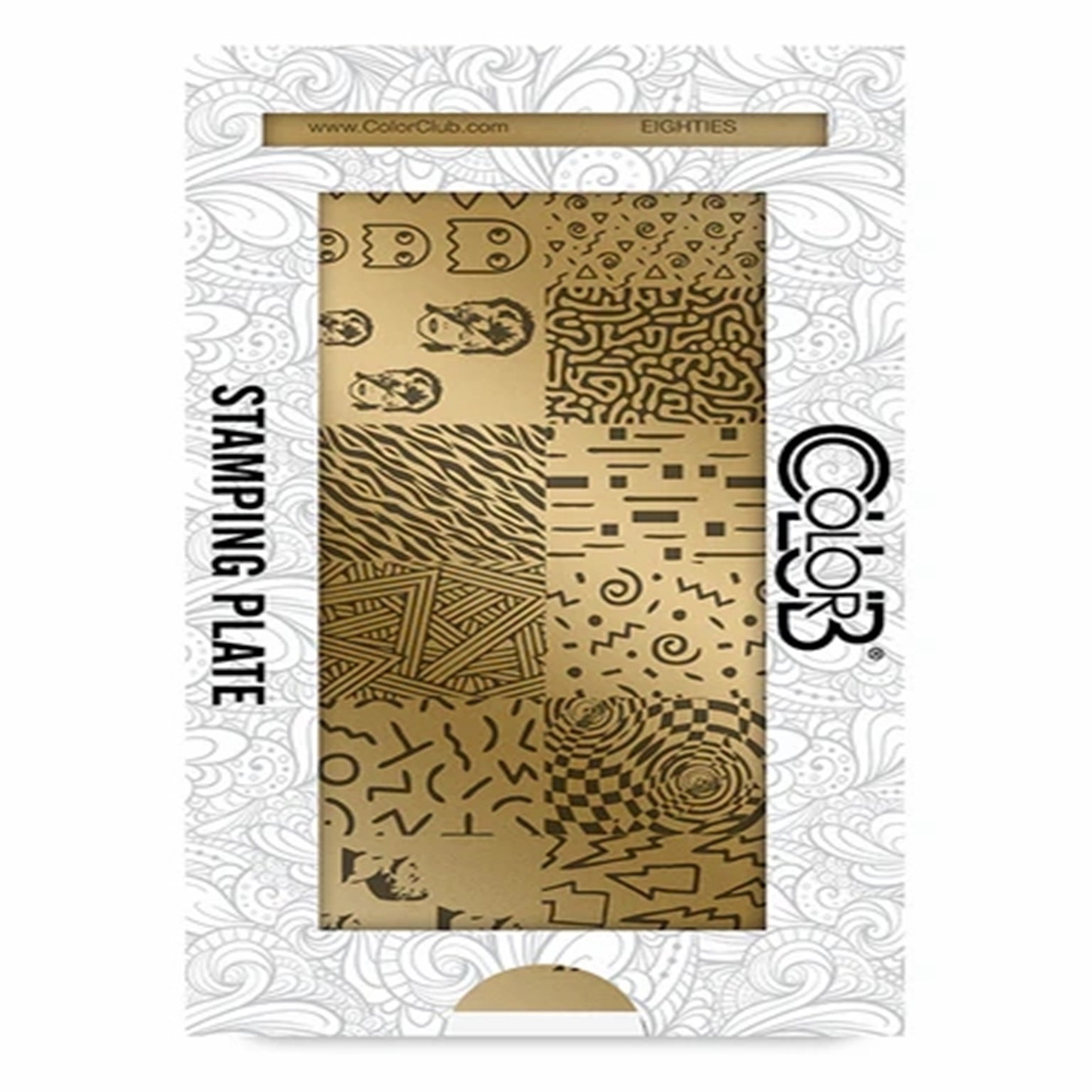 Color Club Nail Art Stamping Plate Metal Printing Stencil