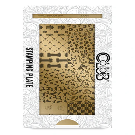 Color Club Nail Art Stamping Plate Metal Printing Stencil