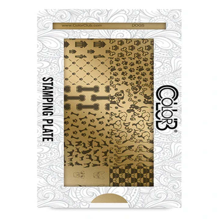 Color Club Nail Art Stamping Plate Metal Printing Stencil