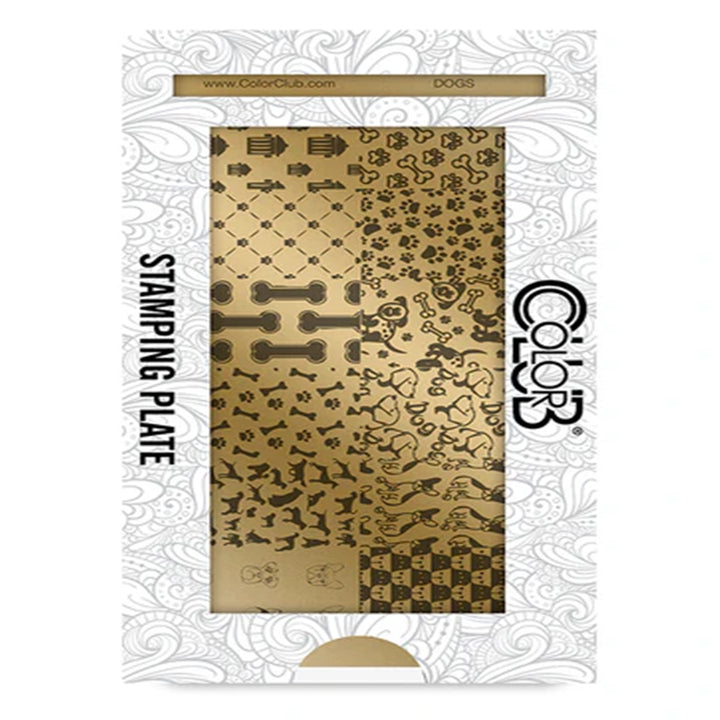 Color Club Nail Art Stamping Plate Metal Printing Stencil