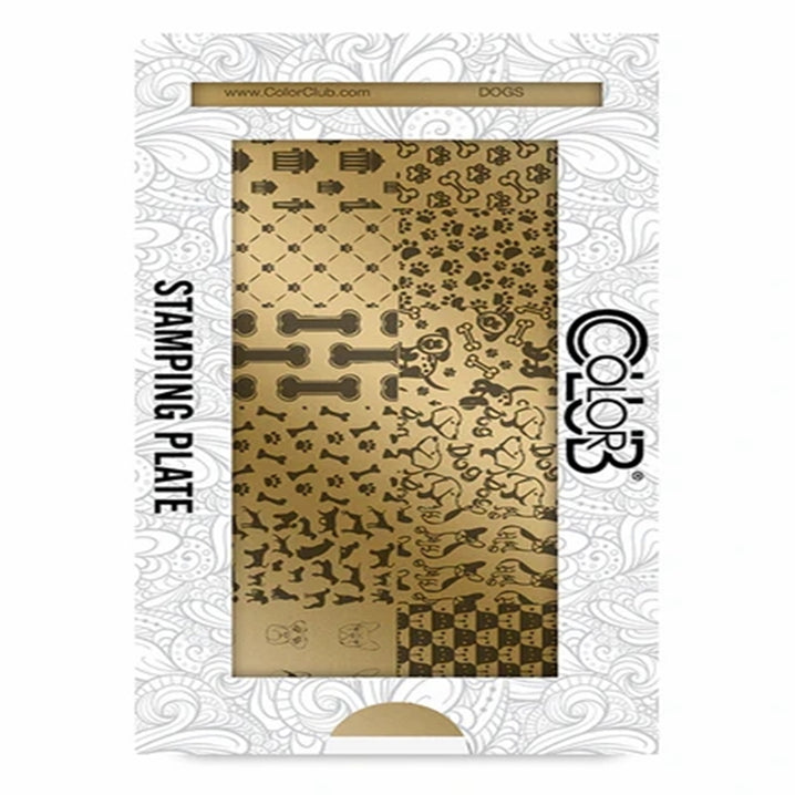 Color Club Nail Art Stamping Plate Metal Printing Stencil