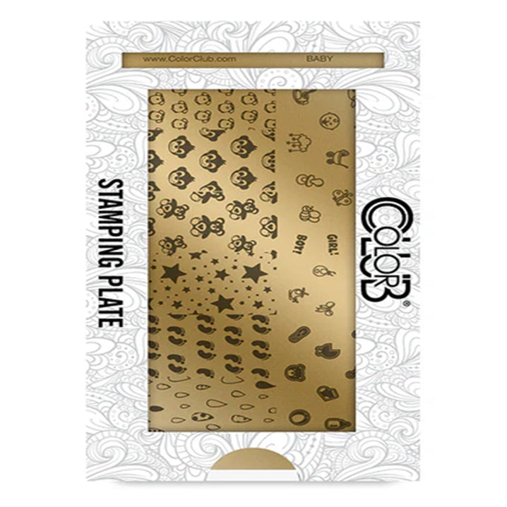 Color Club Nail Art Stamping Plate Metal Printing Stencil