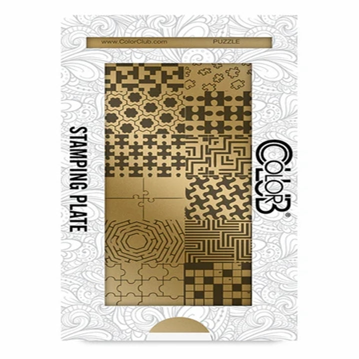 Color Club Nail Art Stamping Plate Metal Printing Stencil