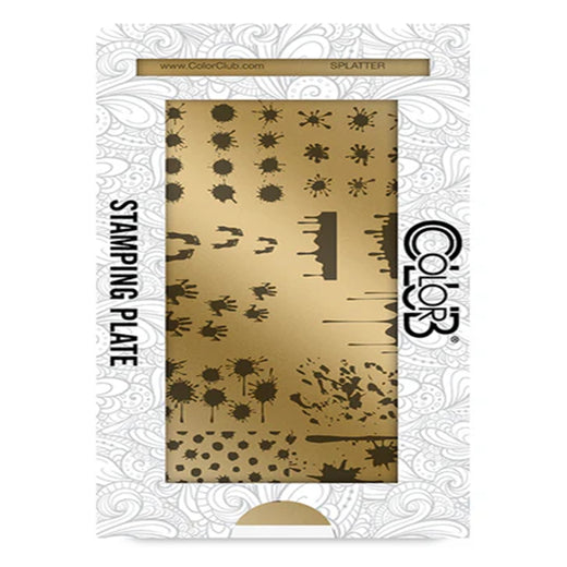 Color Club Nail Art Stamping Plate Metal Printing Stencil