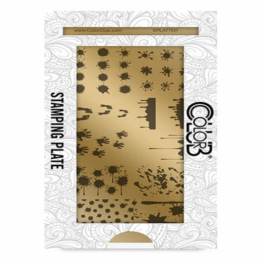 Color Club Nail Art Stamping Plate Metal Printing Stencil
