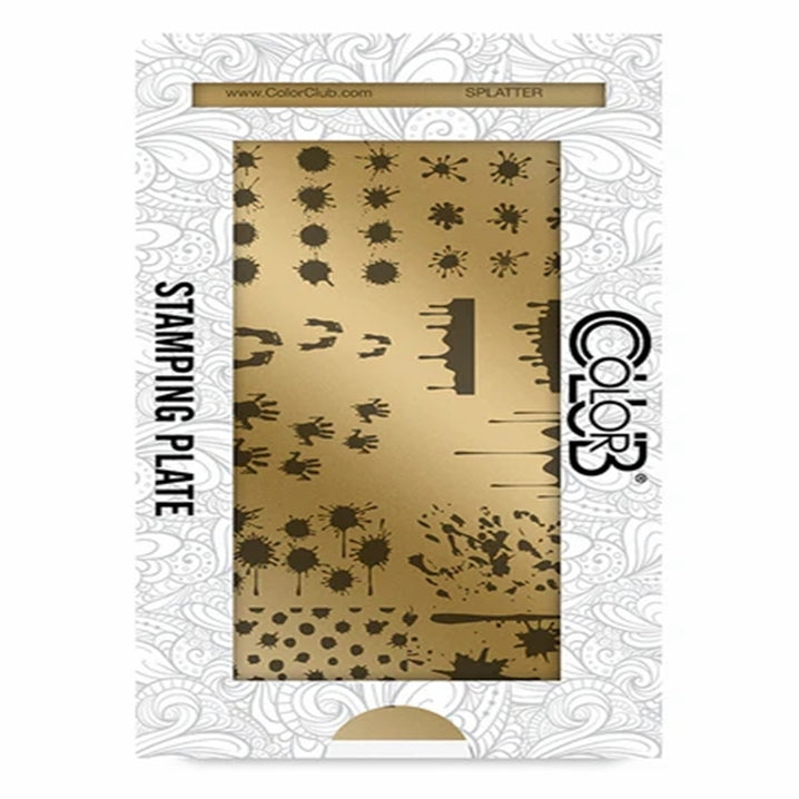Color Club Nail Art Stamping Plate Metal Printing Stencil