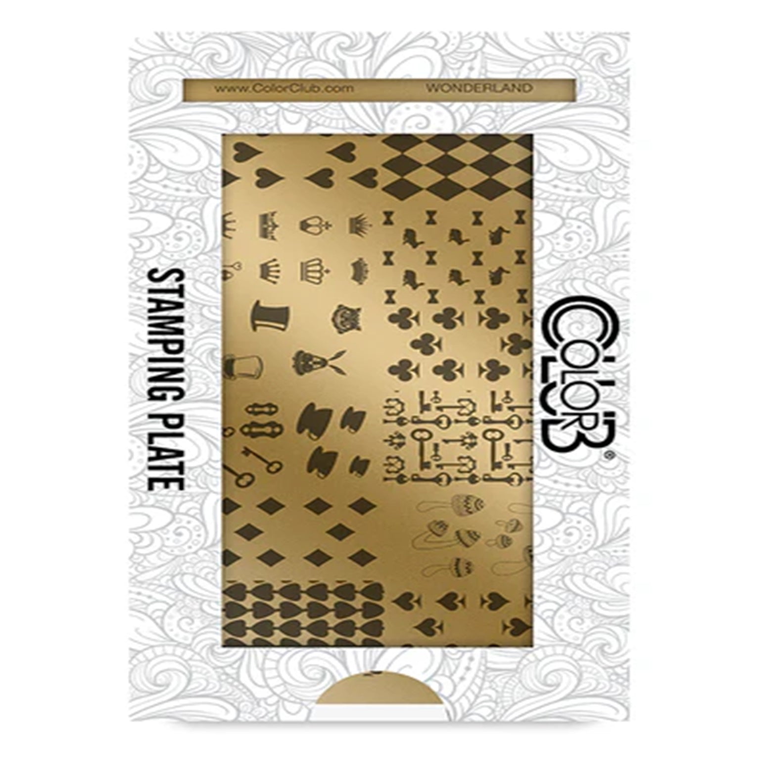 Color Club Nail Art Stamping Plate Metal Printing Stencil