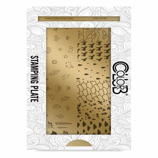Color Club Nail Art Stamping Plate Metal Printing Stencil