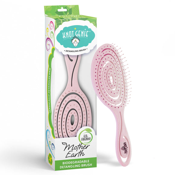 Knot Genie Mother Earth Eco Friendly Detangling Brush