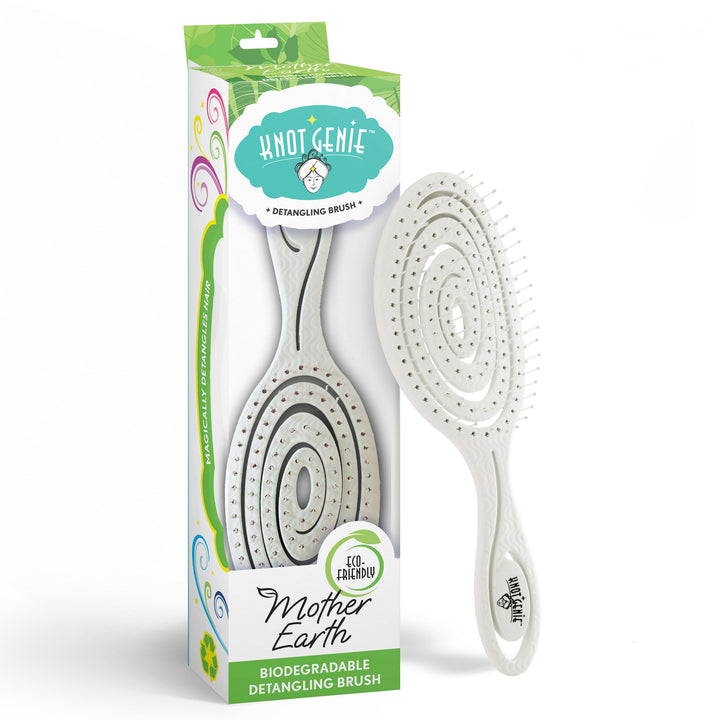 Knot Genie Mother Earth Eco Friendly Detangling Brush