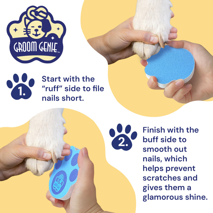 Groom Genie Pet Nail File- 2 Pack