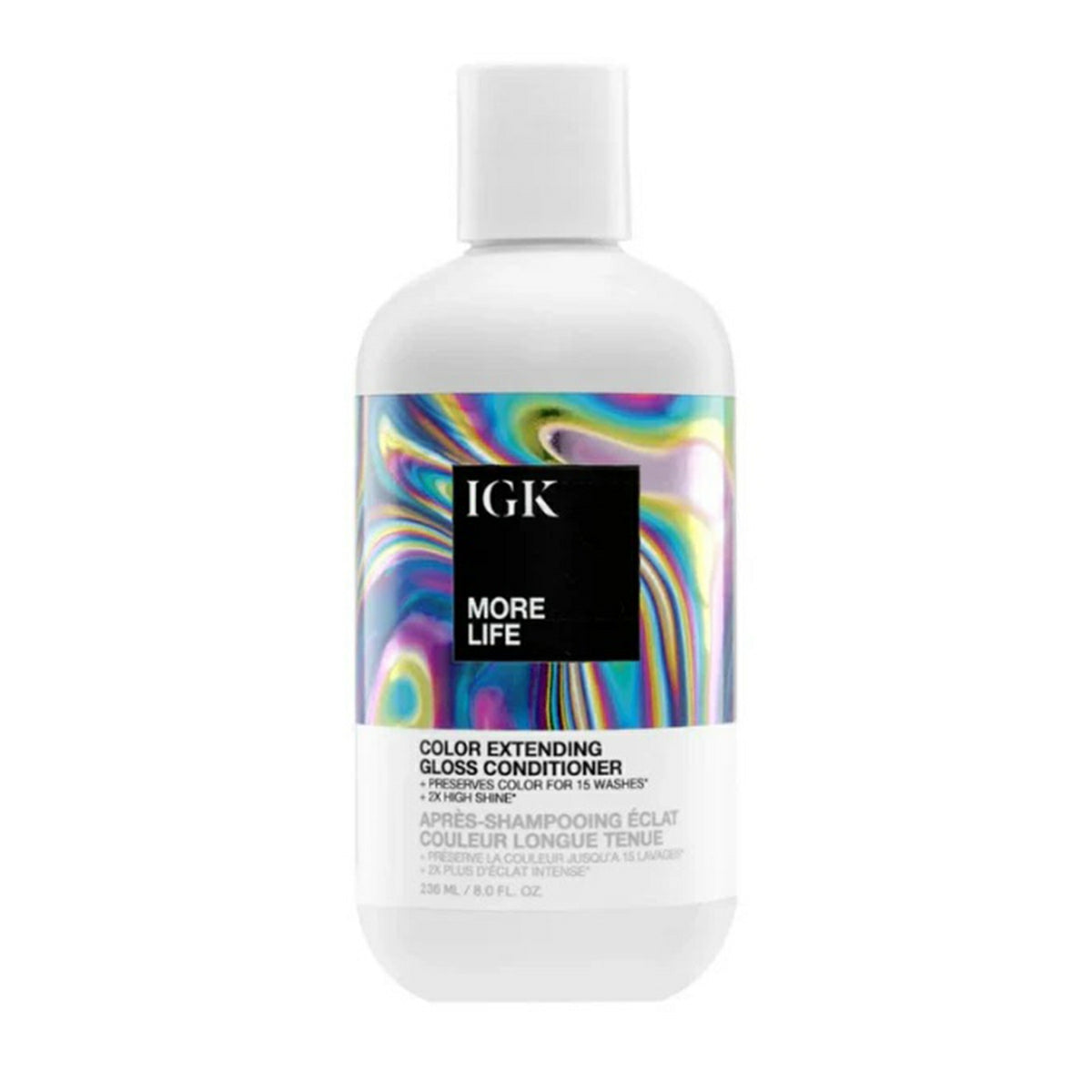 IGK MORE LIFE Color Extending Gloss Shampoo 8 oz.