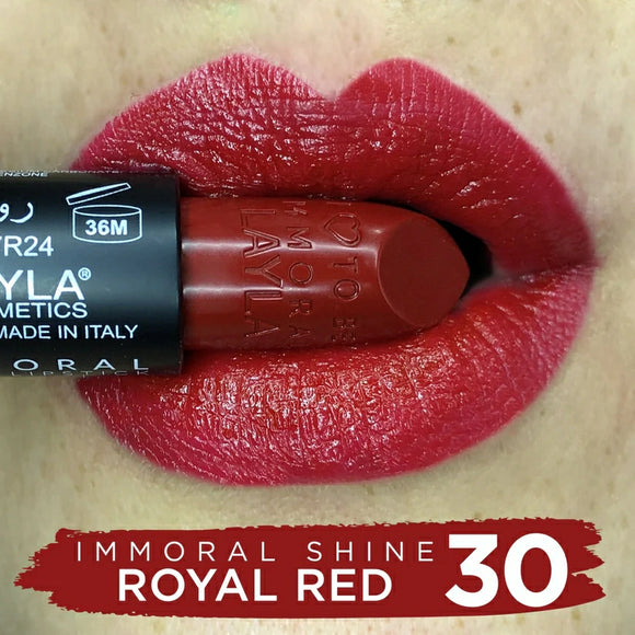 Layla Cosmetics Immoral Shine Lipstick