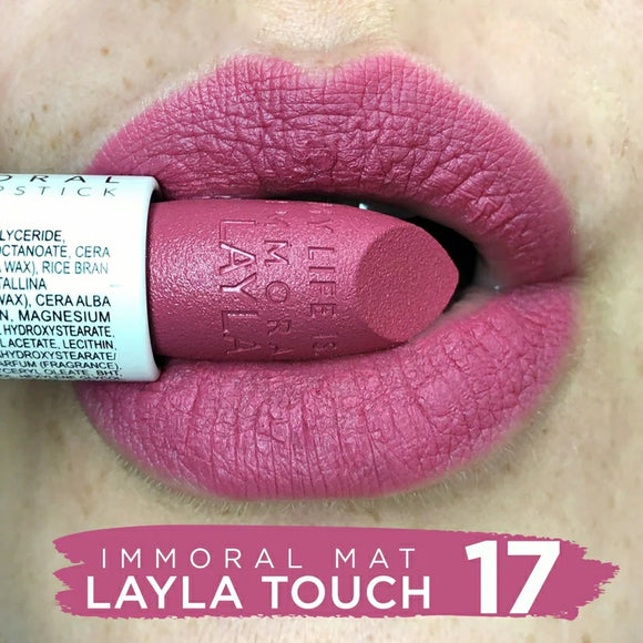 Layla Cosmetics Immoral Matte Lipstick