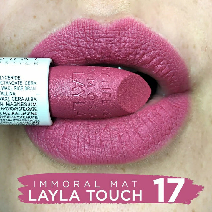 Layla Cosmetics Immoral Matte Lipstick