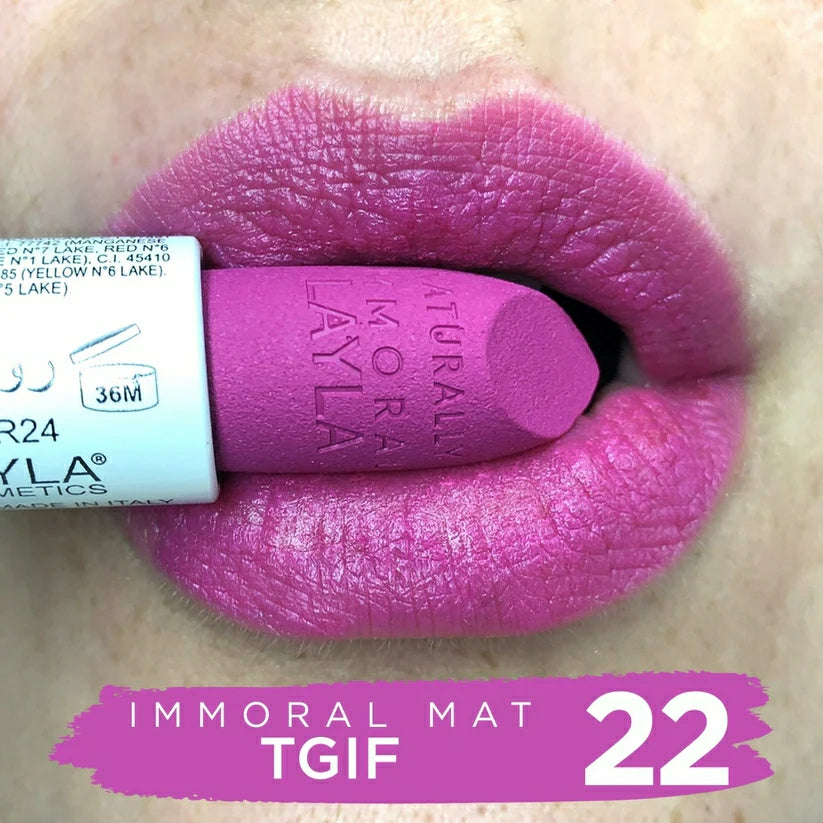 Layla Cosmetics Immoral Matte Lipstick