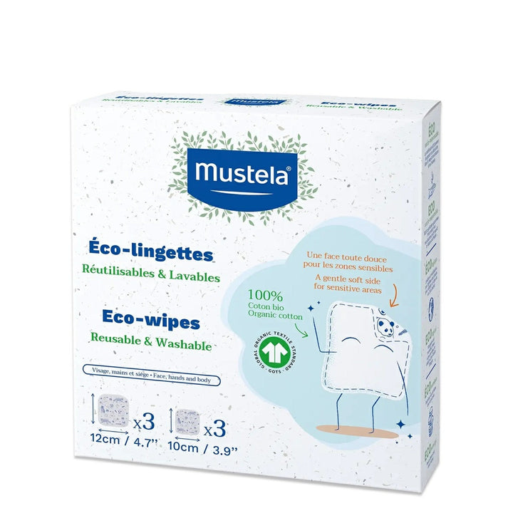 Mustela Reusable Eco Wipes (6-Pack)