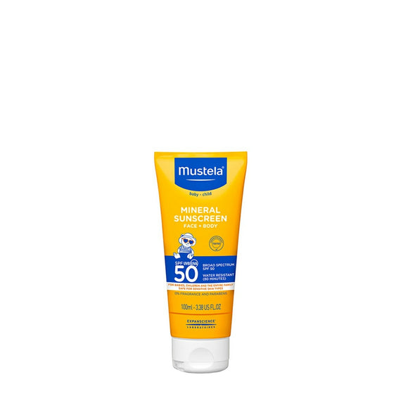 Mustela SPF 50 Mineral Sunscreen Lotion 3.3 oz.